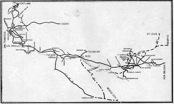 Southern Pacific Lines Division Maps